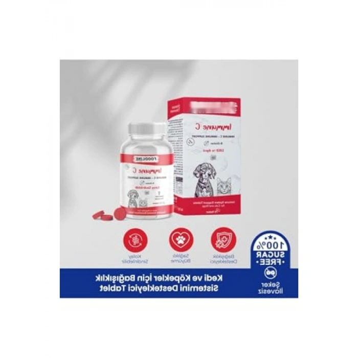 Kedi ve Köpekler İçin 75 Tablet (Immune +C)