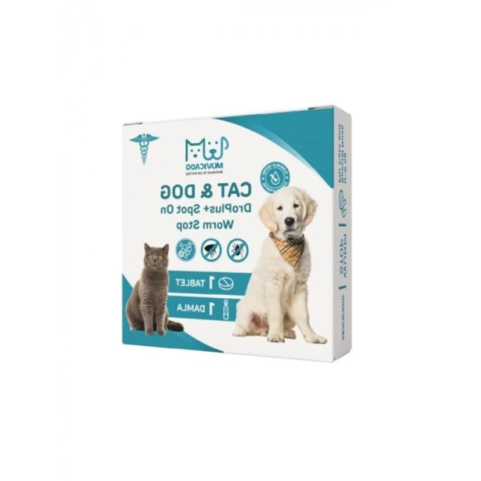 Kedi ve Köpekler İçin İç ve Dış Parazit Kontrol Seti