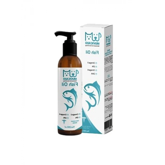 Kedi ve Köpekler İçin Omega 3 ve 6 Balık Yağı (200 ML)