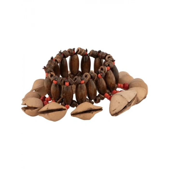 Kenari Nut Bracelet Shaker - Dayanıklı Müzik Aleti
