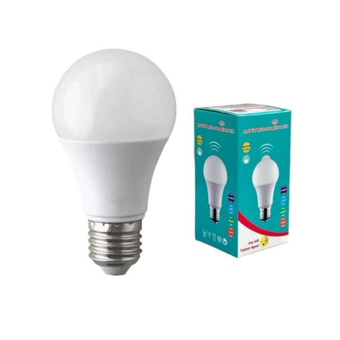 Kendinden Sensörlü 7 Watt Beyaz Led Ampul - 6500K