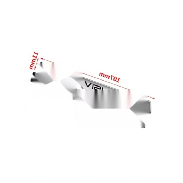 Kendinden Yapışkanlı 3D Gümüş Sticker Seti