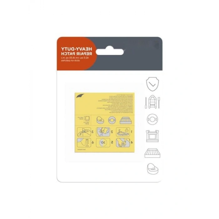 Kendinden Yapışkanlı Onarım Yamaları - 6,5 x 6,5 cm, 10 Adet