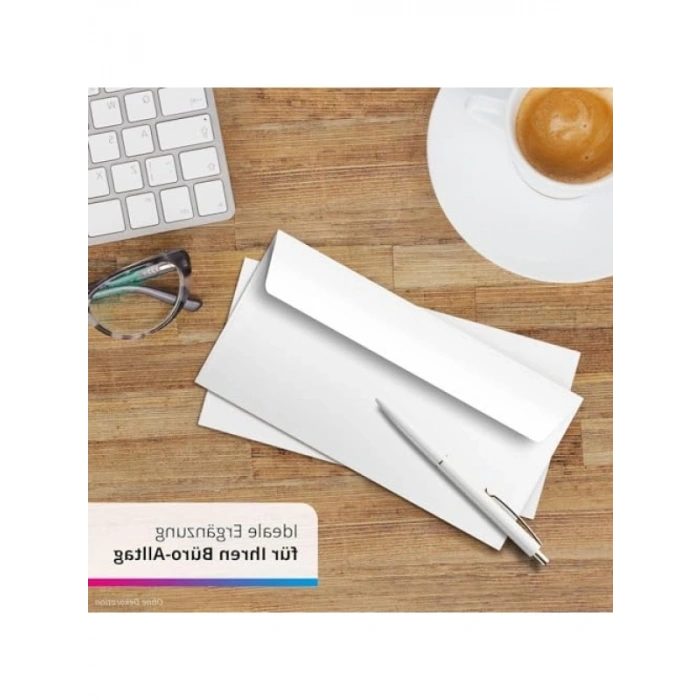 Kendinden Yapışkanlı Para ve Belge Zarfı, 24.5x11 cm - 100 Adet