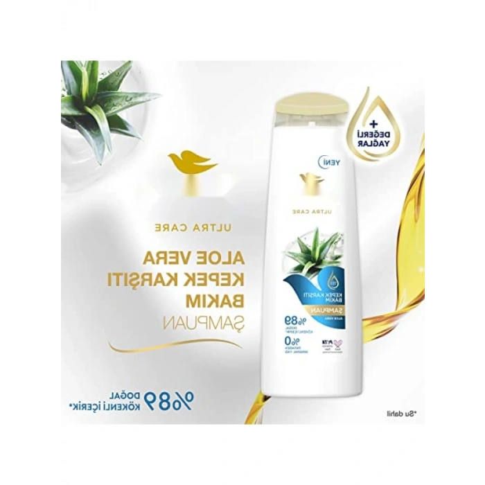 Kepek Karşıtı Aloe Vera İçeren Saç Bakım Şampuanı - 400 ml