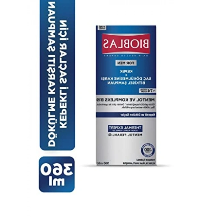 Kepek ve Saç Dökülmesine Karşı Şampuan - 360 ml, Termal Su ve Mentol İçerikli