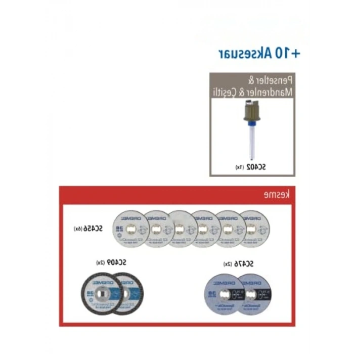 Kesme Aksesuar Seti - 11li Hızlı Değiştirme Özelliği
