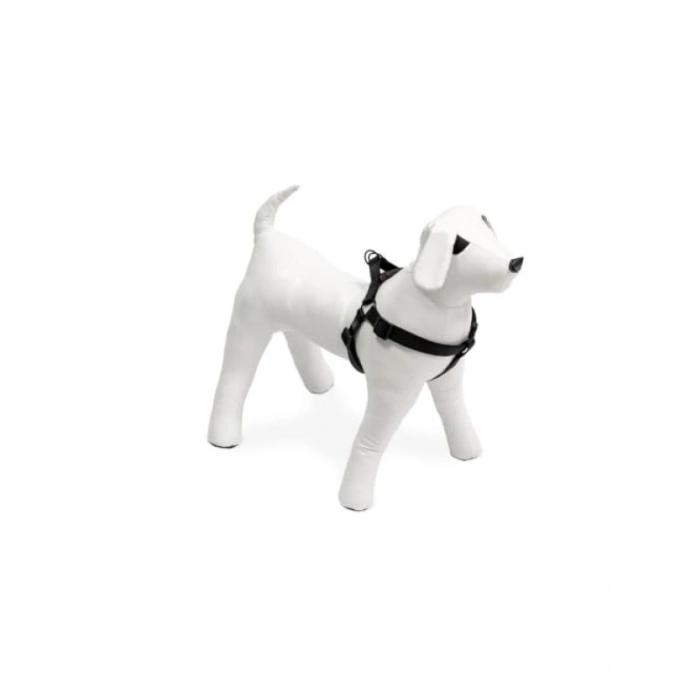 Kilitli Göğüs Tasma, S/M Boy, 35-60 cm, Siyah