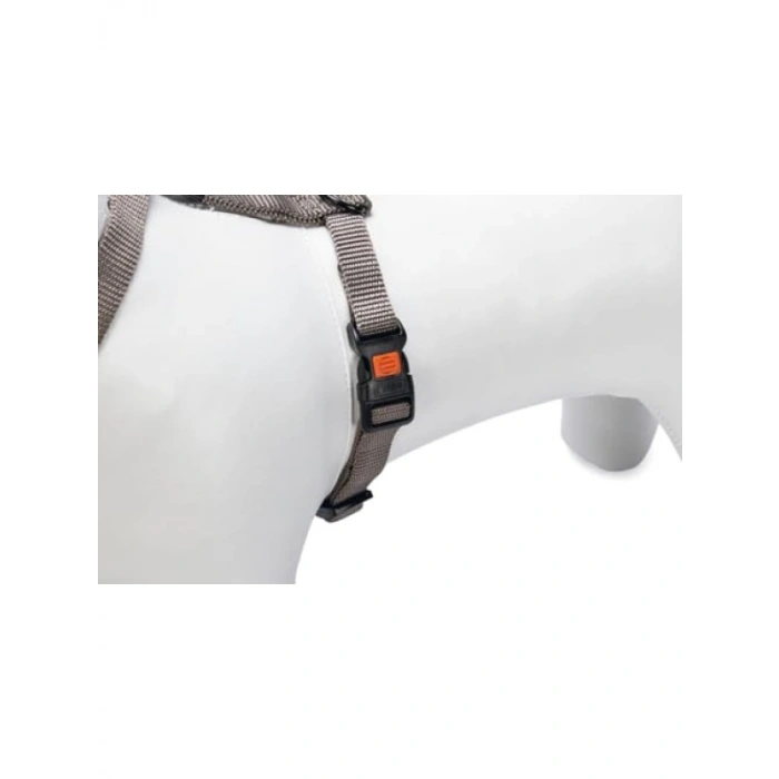Kilitli Göğüs Tasma, XS, 25-40 cm, Gri Renk
