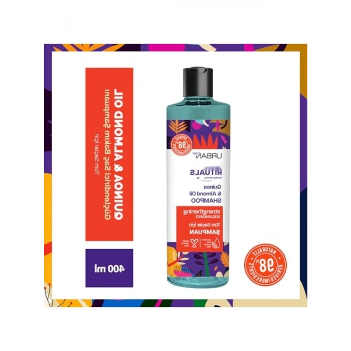 Kinoa ve Badem Yağı İçeren Saç Şampuanı - 400 ml