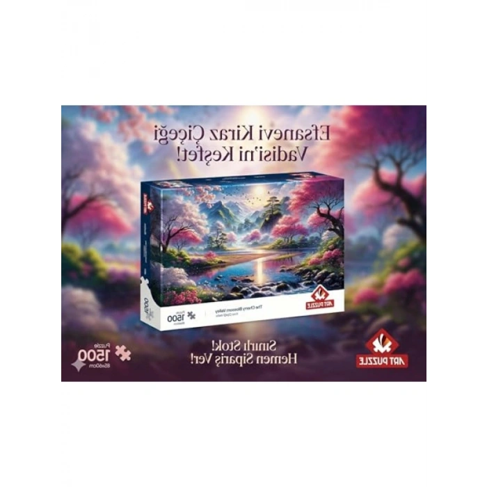 Kiraz Çiçeği Vadisi Puzzle - 1500 Parça