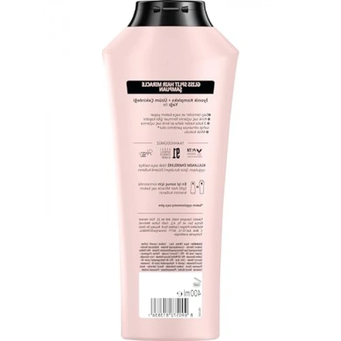 Kırık Uçları Mühürleyen Silikonsuz Şampuan 400ml
