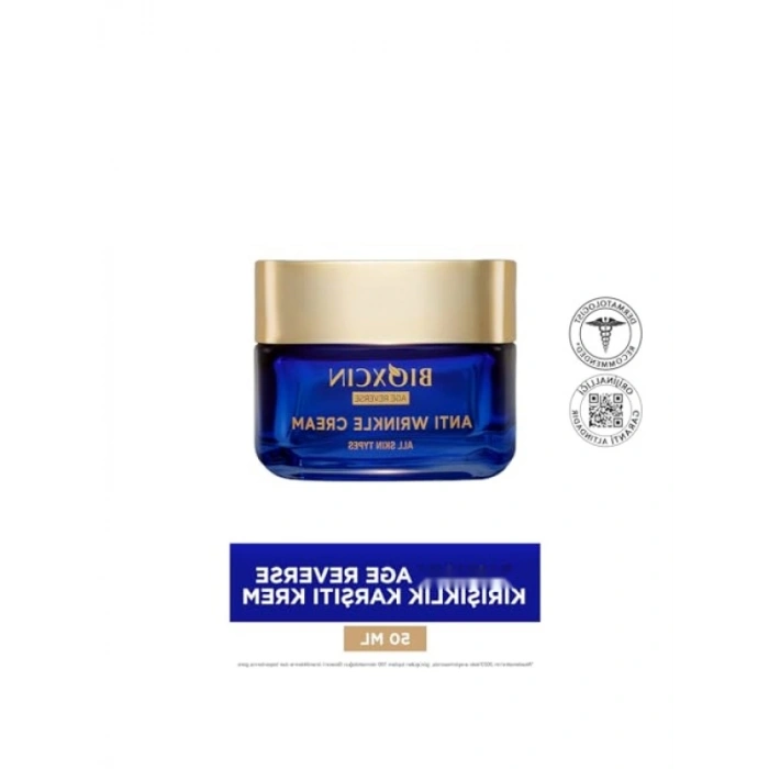 Kırışıklık Karşıtı Gece Kremi - Retinol, Kolajen ve Hyaluronik Asit İçerikli
