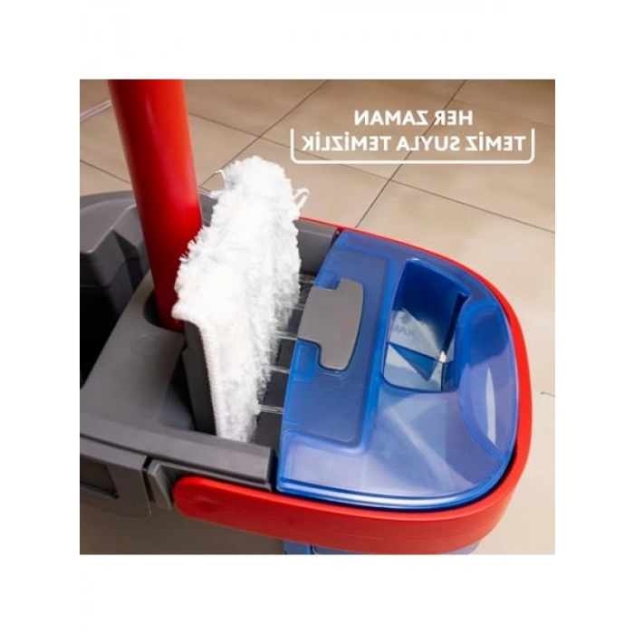 Kirli ve Temiz Suyu Ayıran Temizlik Seti - Mikrofiber Mop