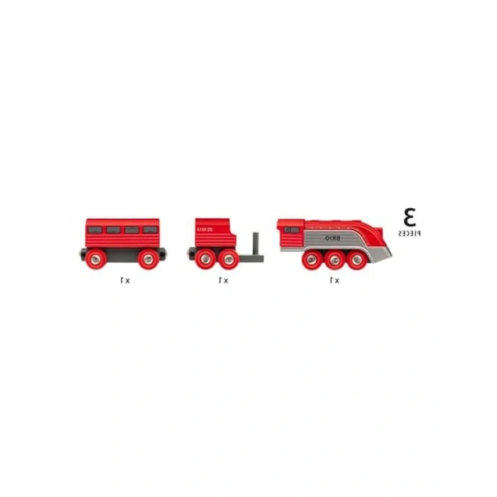 Kırmızı Buharlı Tren Oyuncağı