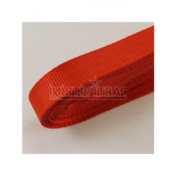 Kırmızı Grogren Kurdela - 1 cm x 10 metre