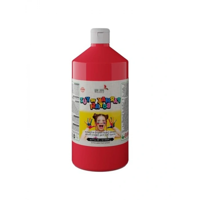Kırmızı Parmak Boyası, 1000 gr