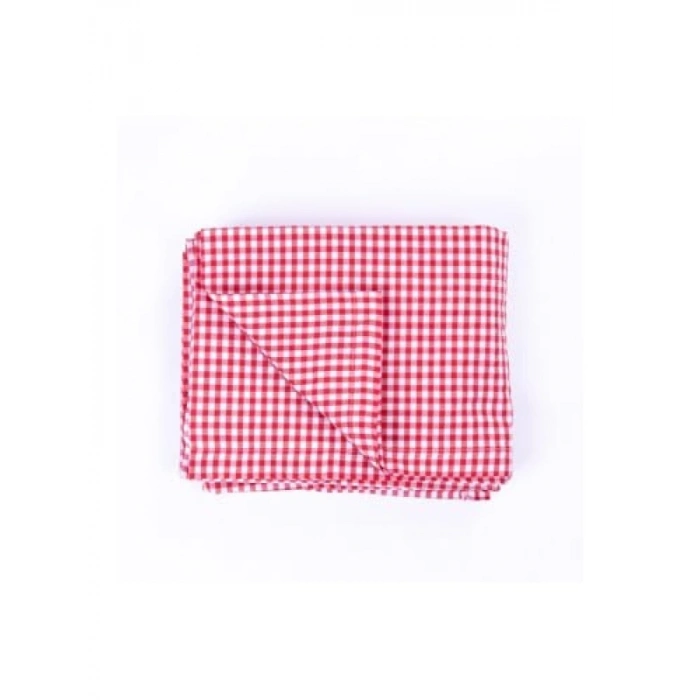 Kırmızı Pötikare Masa Örtüsü - 75x75 cm, Piknik ve Sofra İçin Uygun