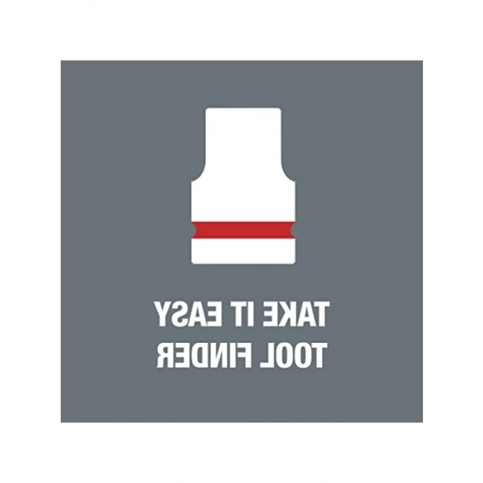 Kırmızı Renk Impaktor Uç - 17.0 mm, Dayanıklı Yapı