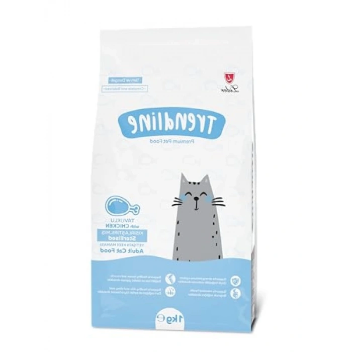 Kısırlaştırılmış Yetişkin Kediler İçin Tavuklu Maması - 1 kg