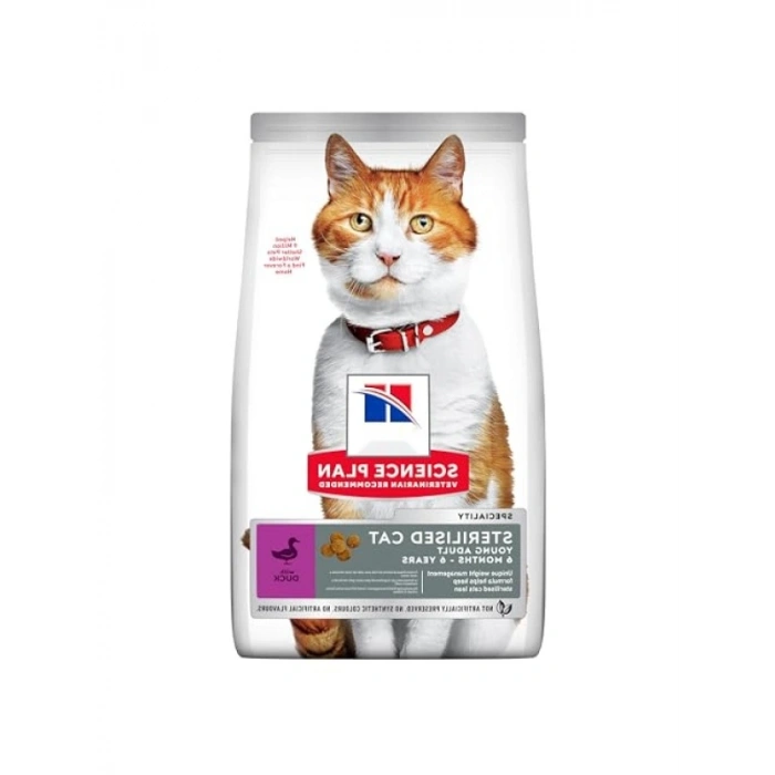 Kısırlaştırılmış Yetişkin Ördekli Kedi Maması 8+2 kg