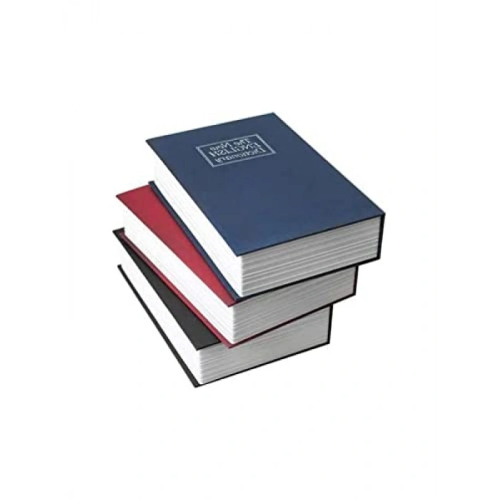 Kitap Görünümlü Gizli Kasa - Lacivert