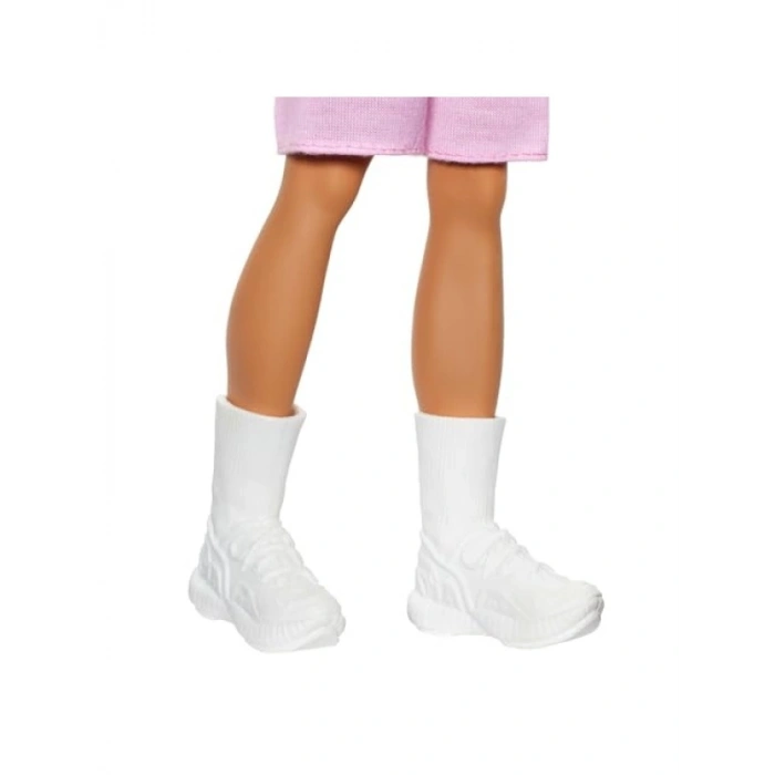 Kıyafetli Ken Bebek - Kırmızı-Beyaz Polo Tişört, Pembe Şort