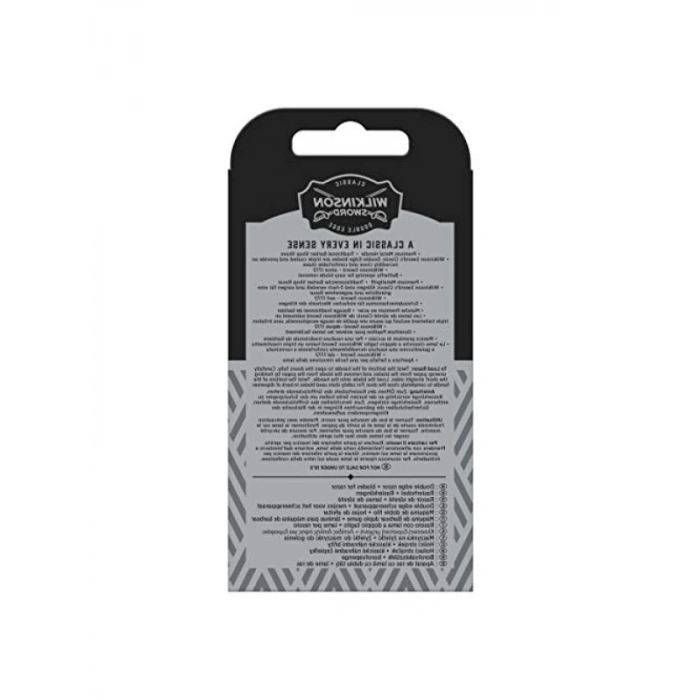 Klasik Metal Tıraş Makinesi - 5 Çift Bıçak Dahil