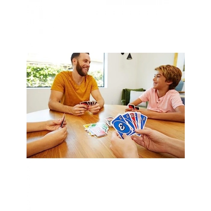 Klasik UNO Deluxe Kart Oyunu - Aile ve Arkadaşlar İçin Eğlenceli Oyun