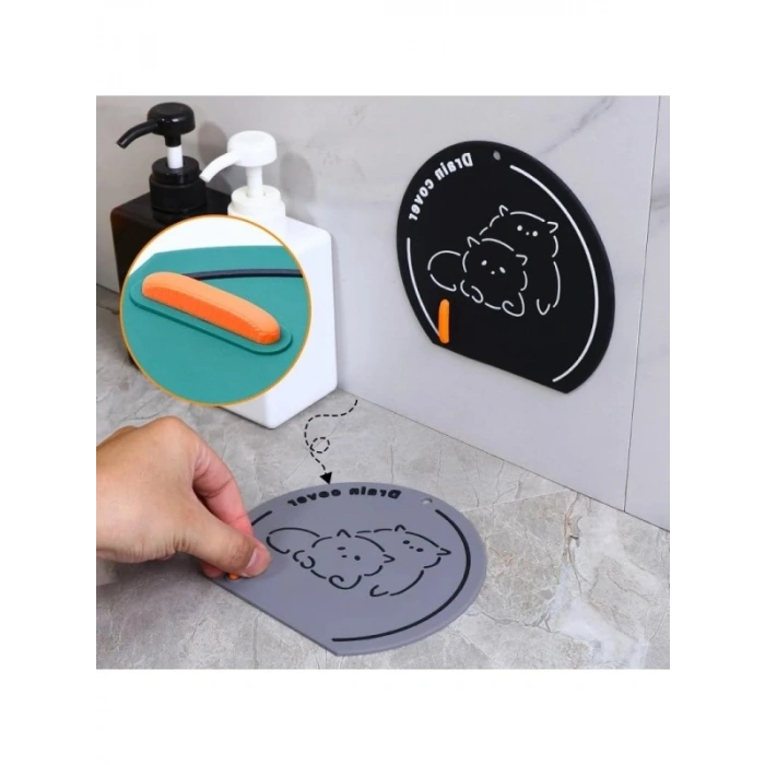 Kokulu Silikon Gider Kapağı - Banyo ve Mutfak İçin Fonksiyonel Tasarım