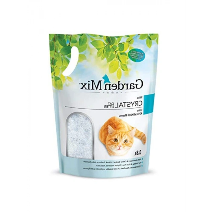 Kokusu Azaltan Silika Jel Kedi Kumu 3.8 lt - 1-8 mm Tanecik Boyutu