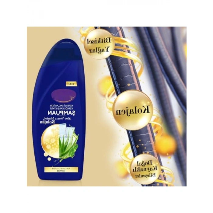 Kolajen ve Aloe İçeren Şampuan, 500 Mililitre