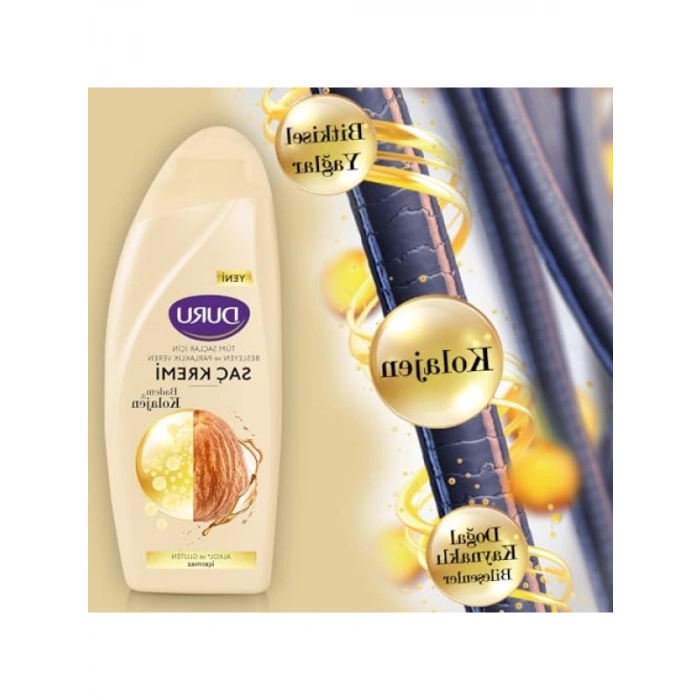 Kolajen ve Badem İçeren Saç Kremi, 500 ml