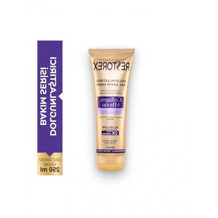 Kolajen ve Biotin İçeren Dolgunlaştırıcı Saç Bakım Kremi - 250 ml