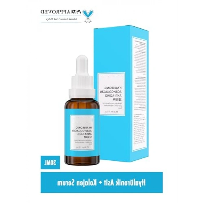 Kolajen ve Hyalüronik Asit İçeren Cilt Bakım Serumu (30 ml)