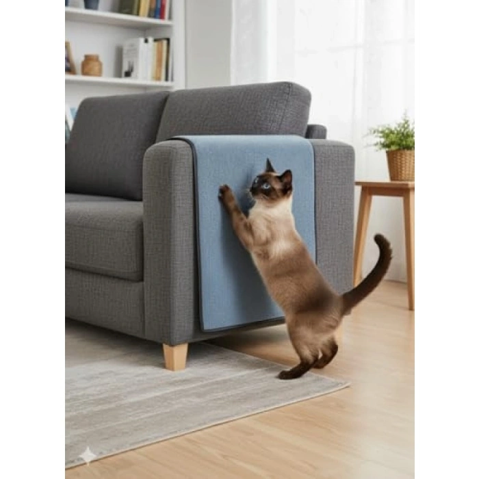 Koltuk Kenarı Koruyucu Kedi Tırmalama Halısı - 50x100 cm