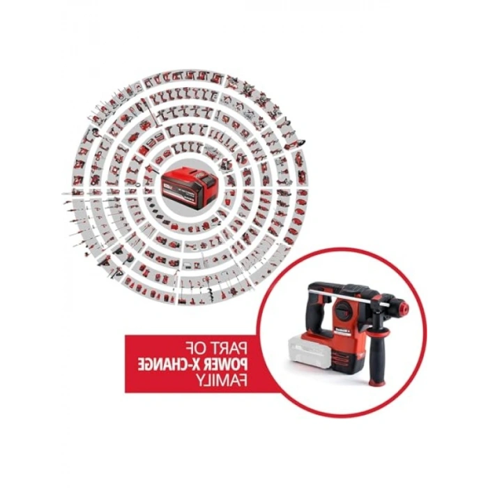 Kömürsüz Pnömatik Kırıcı Delici, 18V - 4 İşlevli
