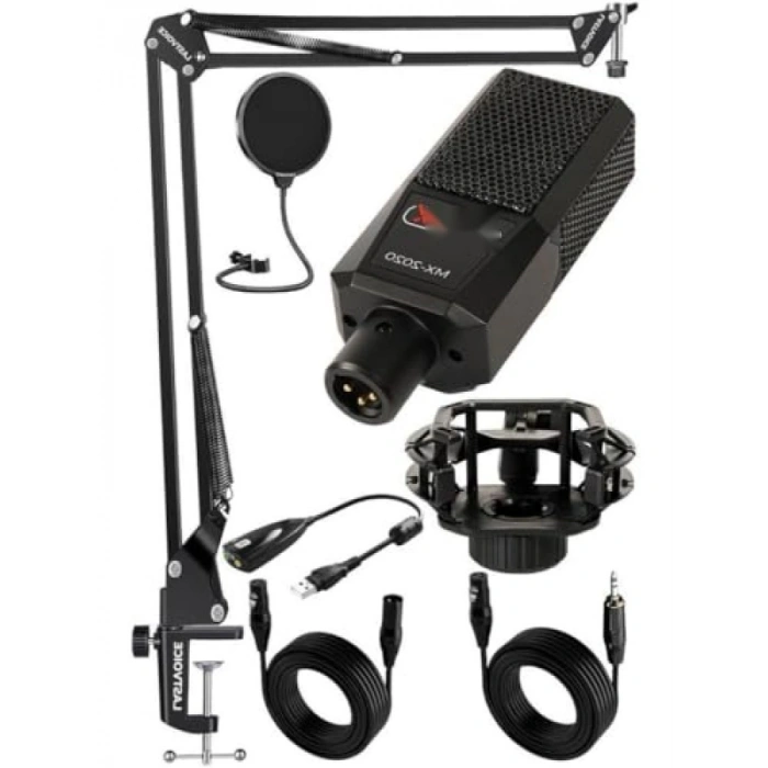 Kondenser Mikrofon Standı ve Filtre