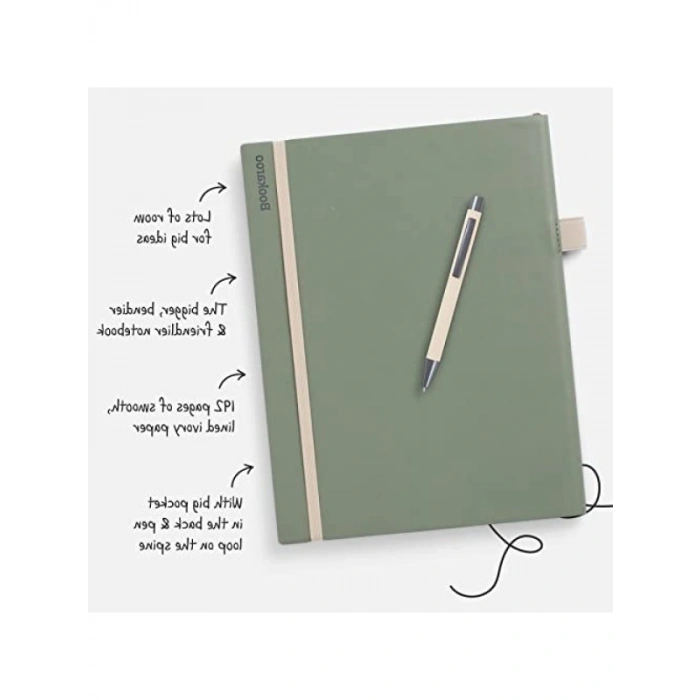 Koyu Gri Günlük Defter