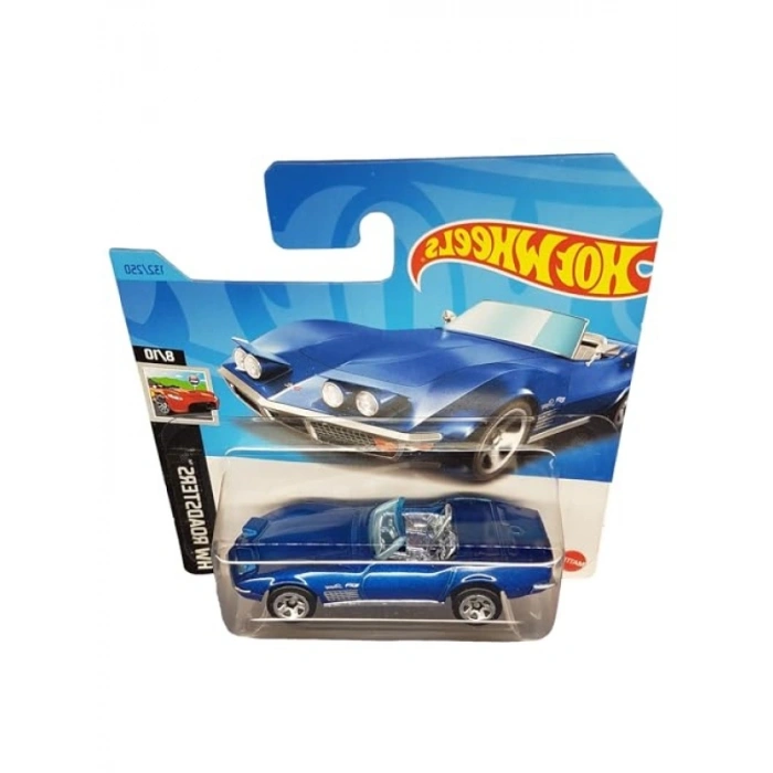 Koyu Mavi Metalik Döküm Araç - Klasik Tasarım