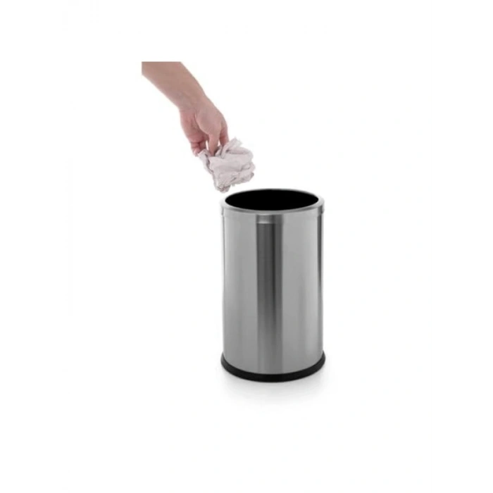 Krom Kaplama 9 lt Kapasite Çöp Kovası