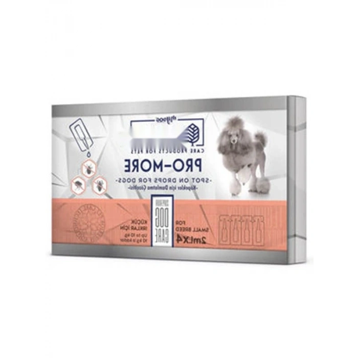 Küçük Irk Köpekler için Ense Damlası, 4 Adet, 2ml