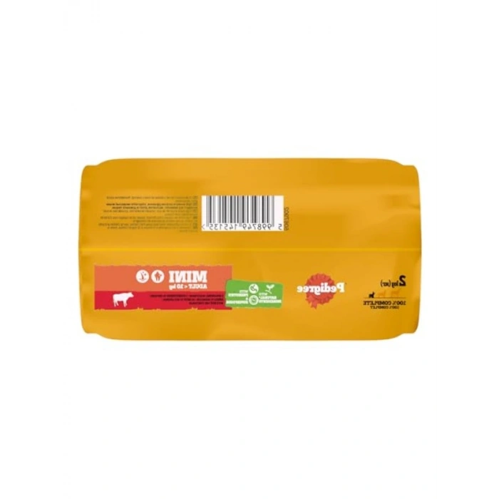 Küçük Köpekler İçin Biftek ve Sebze Kuru Mama (2 Kg)