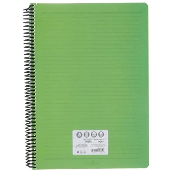 Kullanışlı 120 Yaprak Çizgili Defter, Sade Tasarım