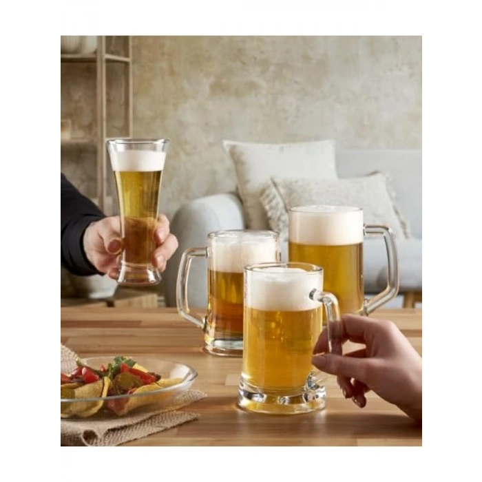 Kulplu Bira Bardağı - 2li Set - 395 CC