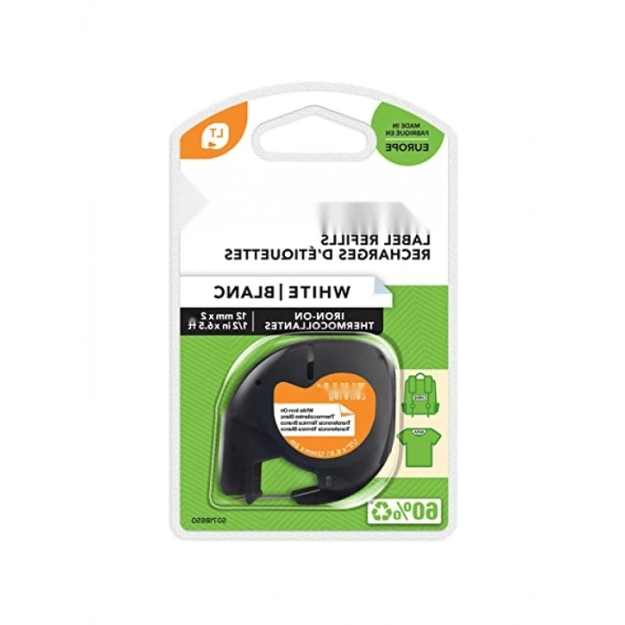 Kumaş Üzerine Uygulanabilir Ütü Transfer Şeridi, 12 mm x 2 mt, Beyaz