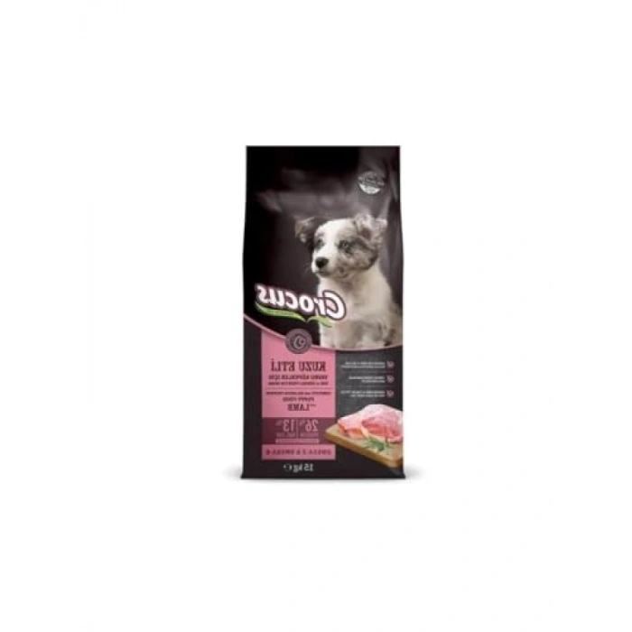 Kuzu Etli Pirinçli Yavru Köpek Maması 15 Kg