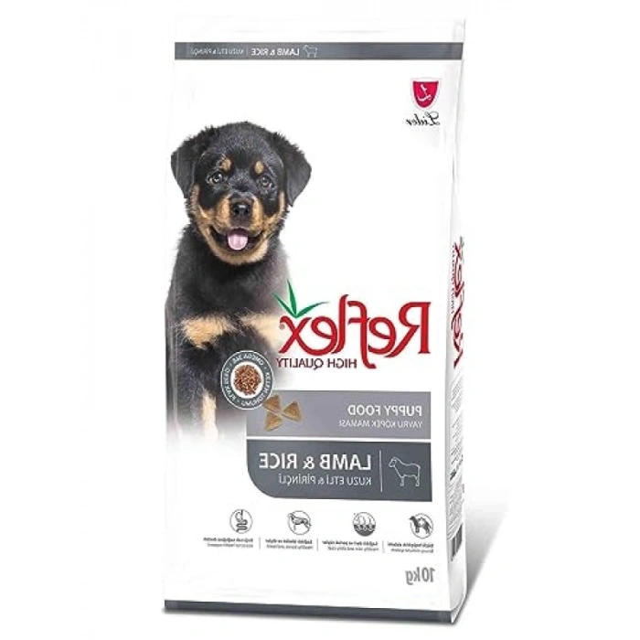 Kuzu Etli ve Pirinçli Yavru Köpek Maması 10 kg