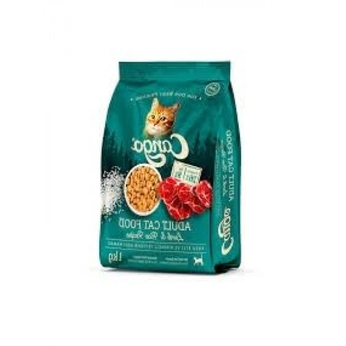 Kuzu Etli ve Pirinçli Yetişkin Kedi Maması, 1 kg, 2li Paket