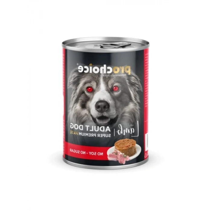Kuzu Etli ve Pirinçli Yetişkin Köpek Maması, 400 g x 12 Adet